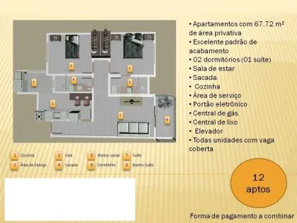 Apartamento para venda em Santa Isabel